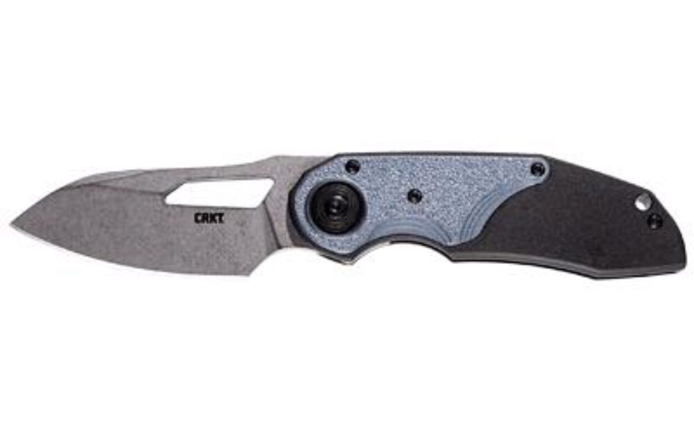 CRKT 5410 Attaboy  2.73 Folding Drop Point Plain Stonewashed D2 S