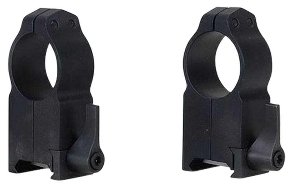 Warne 204LM Vertical Rings Maxima Matte Black 1 Ultra High Quick