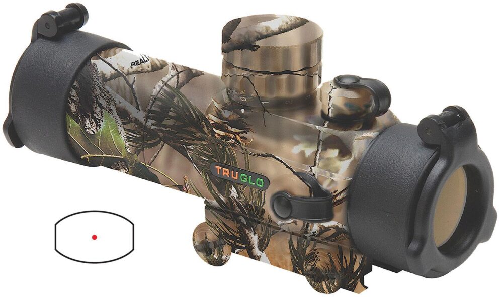 Truglo TG8030GA Gobble Stopper 1x 30mm Obj 3 MOA Illuminated Red/