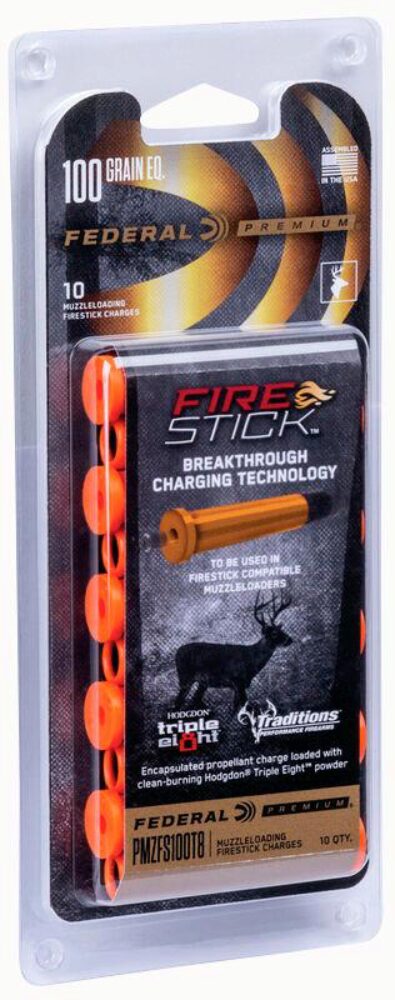 Federal PMZFS80T8 Premium Fire Stick Muzzleloader 50 Cal Caliber