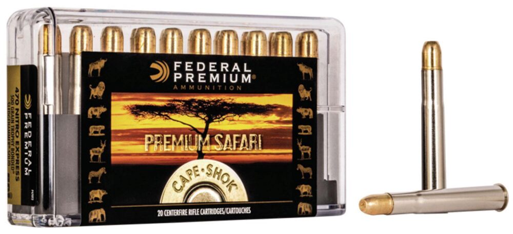 Federal P470T2 Premium Safari Cape-Shok 470 Nitro Express 500 gr