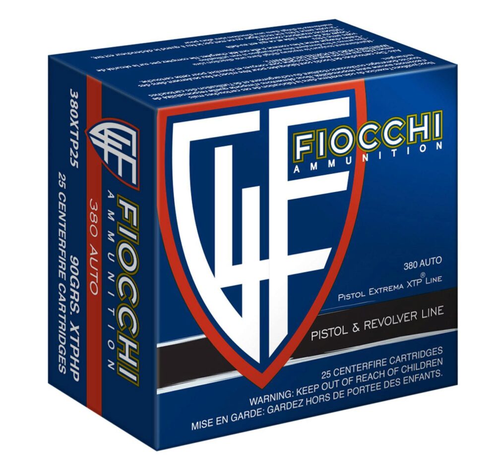 Fiocchi 380XTP25 Hyperformance  380 ACP 90 gr Hornady XTP Hollow