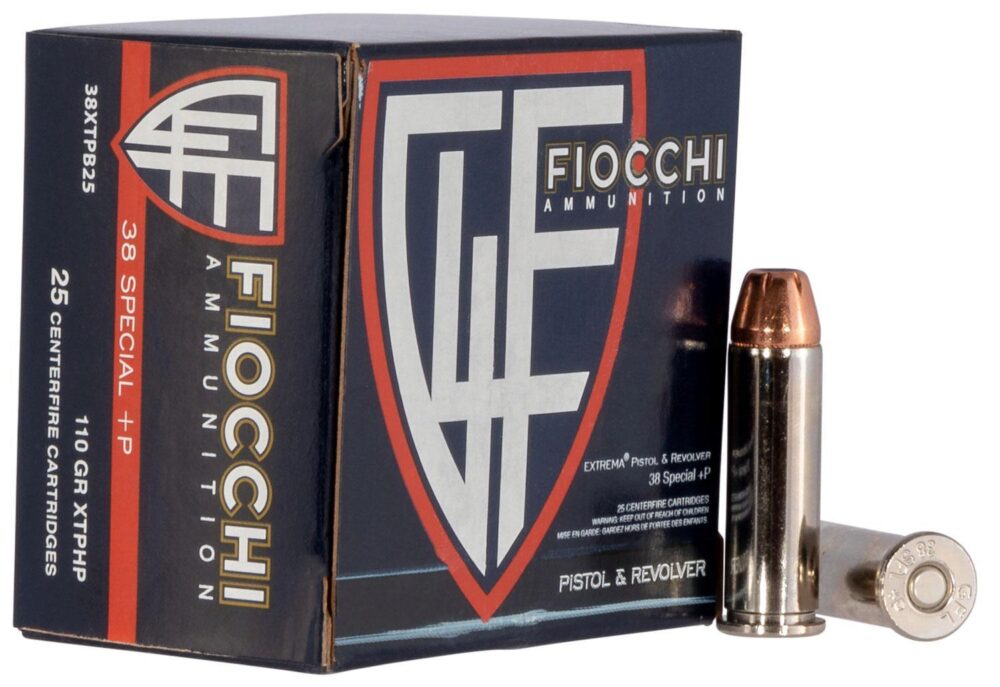 Fiocchi 38XTPB25 Hyperformance  38 Special +P 110 gr Hornady XTP