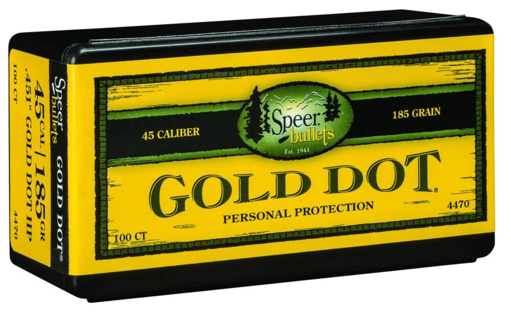 Speer 4470 Gold Dot Personal Protection 45 Cal .451 185 gr Hollow