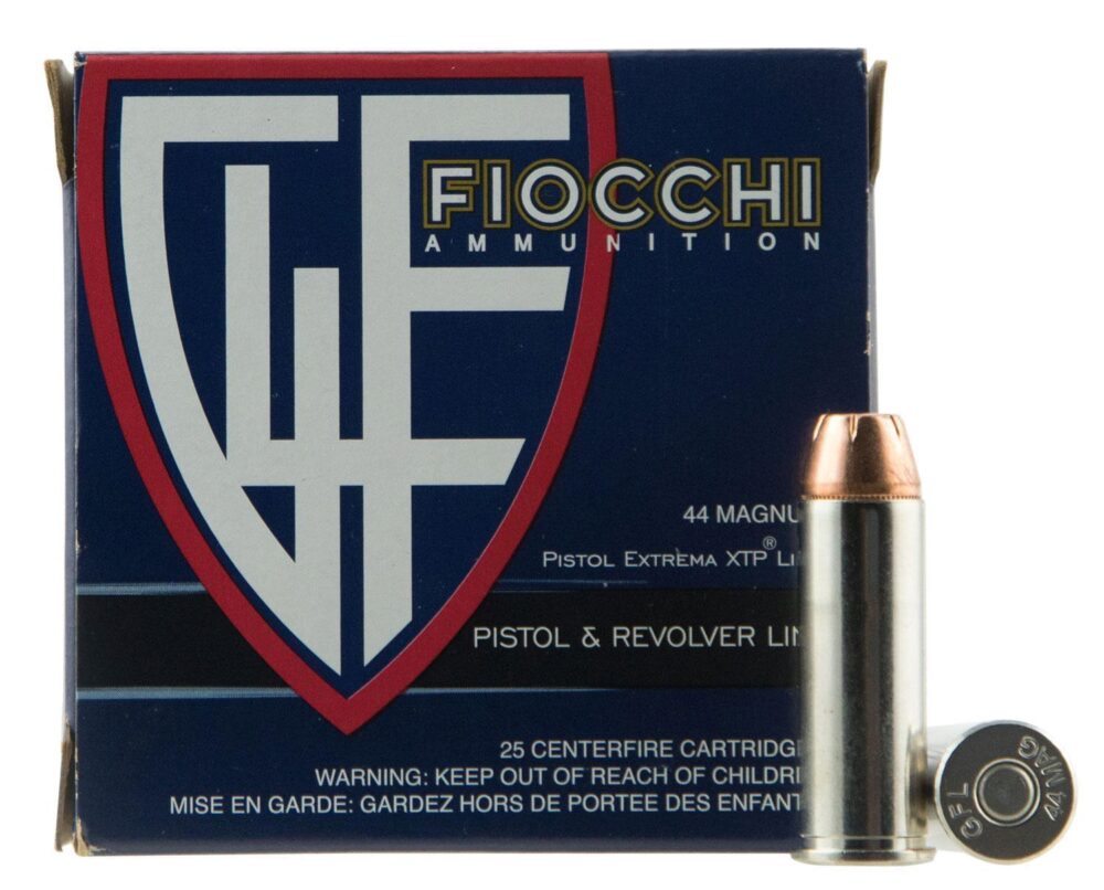 Fiocchi 44XTP25 Hyperformance  44 Rem Mag 240 gr Hornady XTP Holl
