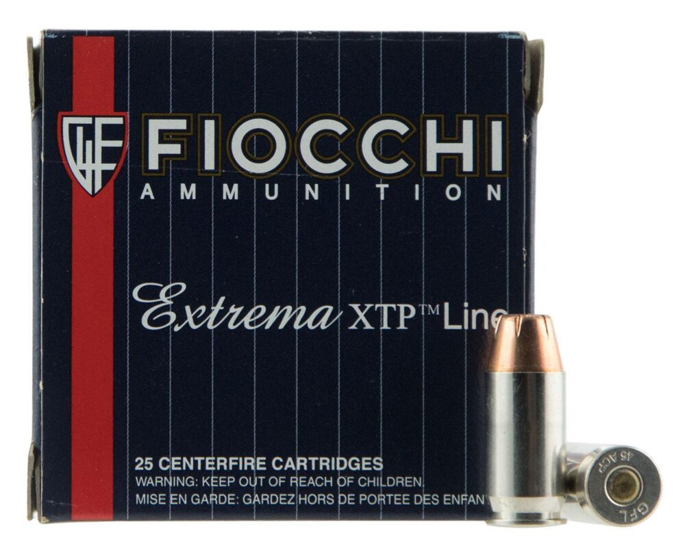 Fiocchi 45XTP25 Hyperformance  45 ACP 230 gr Hornady XTP Hollow P