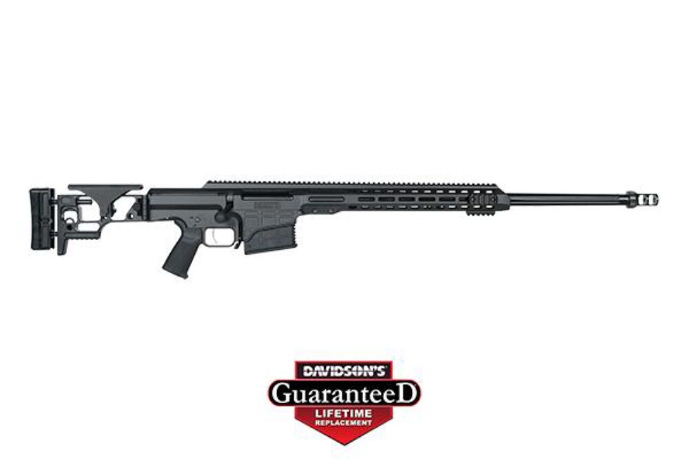 Barrett 18493 MRAD  308 Win 17 10+1 Black Cerakote Black Folding