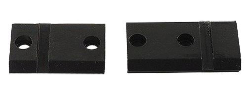 Leupold 49866 QRW Cross-Slot Base Set Black Gloss Remington 541