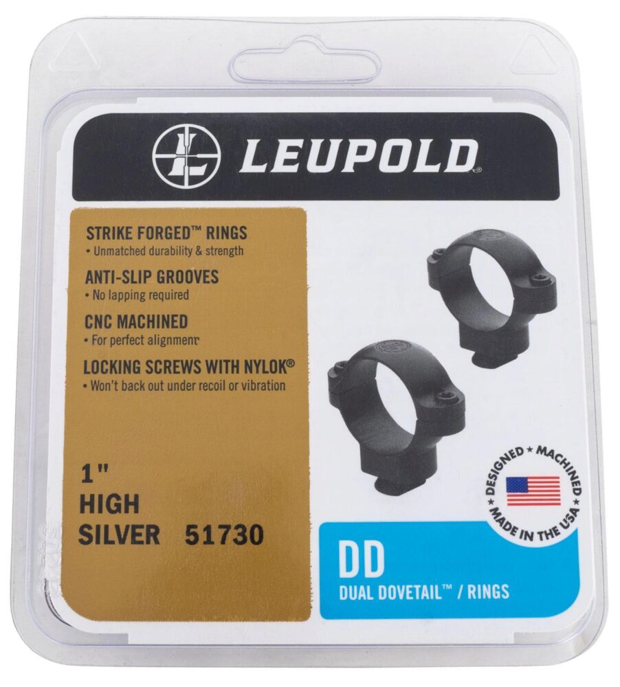 Leupold 51730 Dual Dovetail  Silver 1 High