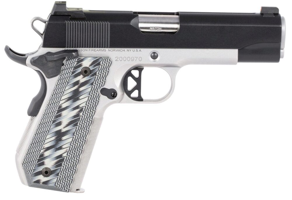 Dan Wesson 01825 V-Bob  45 ACP 8+1 4.25 Stainless Match Grade Bar