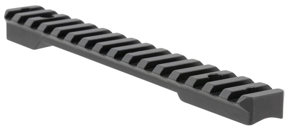 Talley PLM258763 Fierce Picatinny Rail  Black Anodized Long Actio