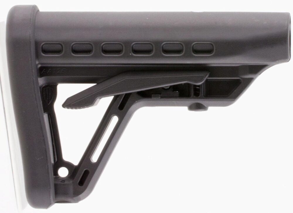 Archangel AA125 Low-Profile  Black Synthetic, 6 Position, Fits AR