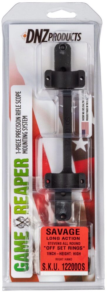 DNZ 12200OS Game Reaper-Savage Scope Mount/Ring Combo Matte Black