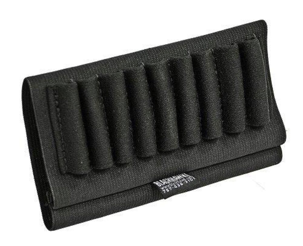 Blackhawk 74SH00BK Buttstock Shell Holder  Black Nylon Capacity 9