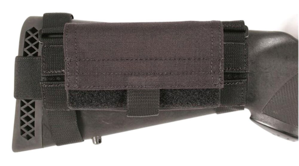 Blackhawk 52BS02BK Buttstock Shell Pouch  5 Shell Capacity Black