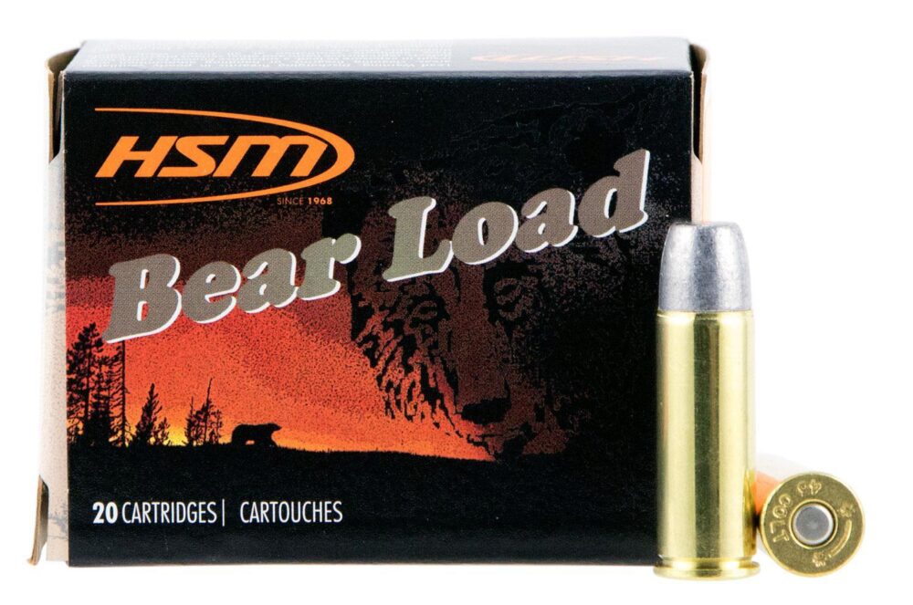 HSM 45C7N20 Bear Load  45 Colt 325 gr Wide Flat Nose 20 Per Box/