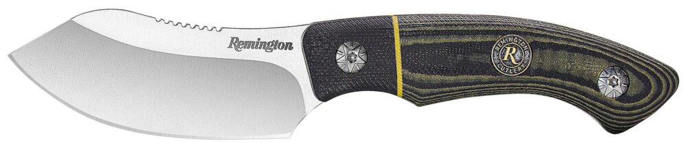Remington Hunter Fixed Caping Knife Green with Sheath