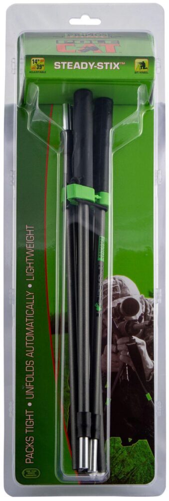 Primos 65488 Steady-Stix  Shooting Stick Black 15-40 Metal