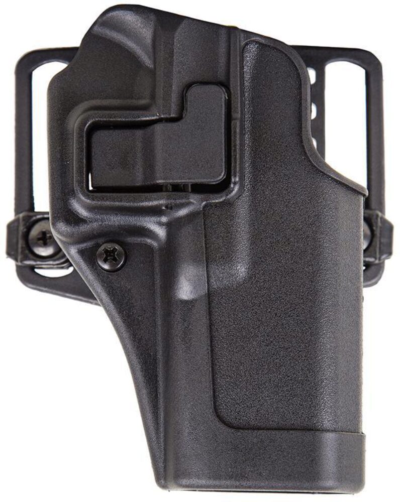 Blackhawk 410524BKR Serpa CQC OWB Size 24 Matte Black Polymer Bel