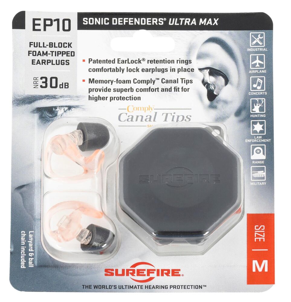 SureFire EP10MPR EP10 Sonic Defenders Ultra Max Polymer 30 dB Ful