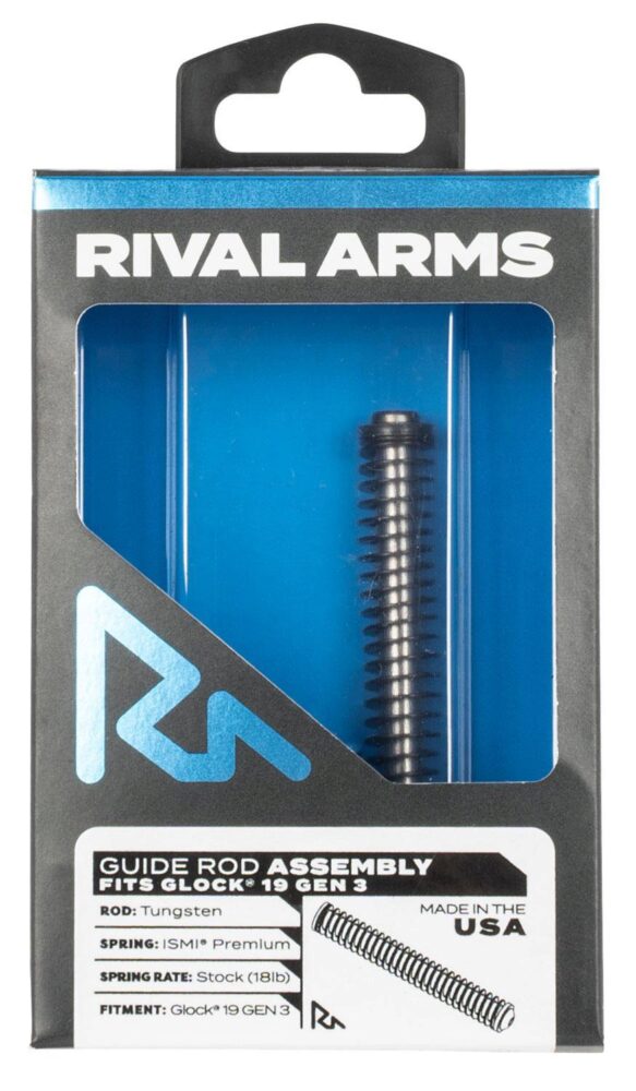 Rival Arms RA50G201T Guide Rod Assembly  Tungsten for Glock 19 Ge