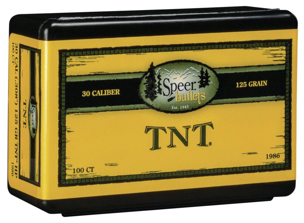Speer 1986 TNT  30 Cal .308 125 gr Jacket Hollow Point 100 Per Bo