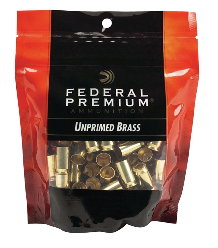 Federal PH45UPB100 Gold Medal Premium 45 ACP Handgun Brass 100 Pe