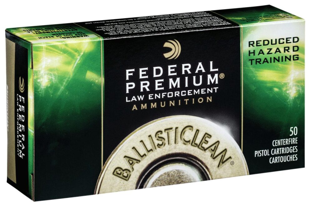 Federal BC45CT1 BallistiClean Reduced Hazard Training 45 ACP 155