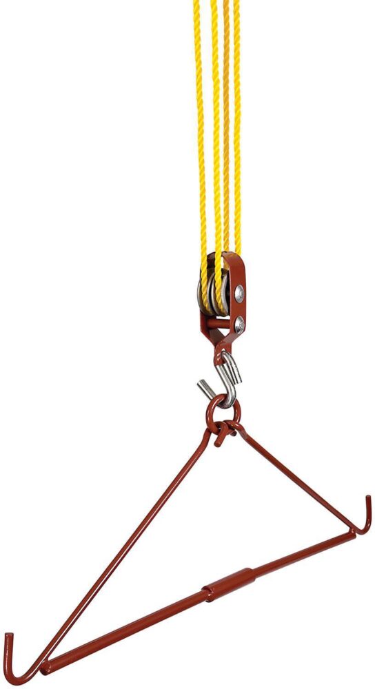 Allen 181 Takedown Gambrel & Hoist Kit Red Steel