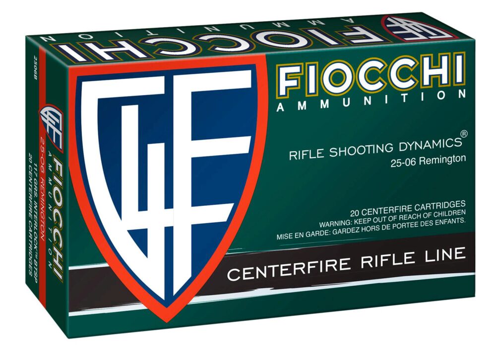 Fiocchi 2506B Field Dynamics  25-06 Rem 117 gr Pointed Soft Point