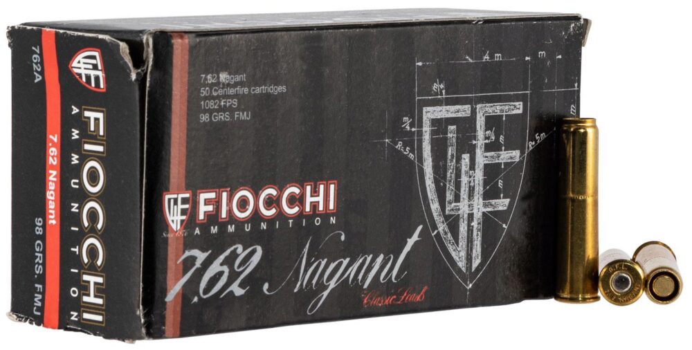 Fiocchi 762A Heritage  7.62x38mmR Nagant 97 gr Full Metal Jacket