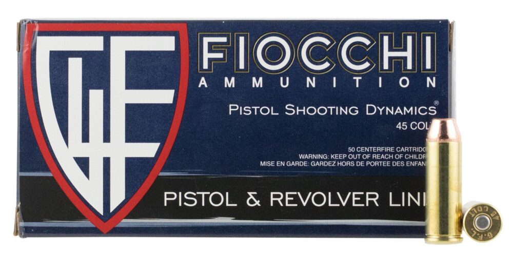 Fiocchi 45LCCMJ Range Dynamics  45 Colt 225 gr Complete Metal Jac
