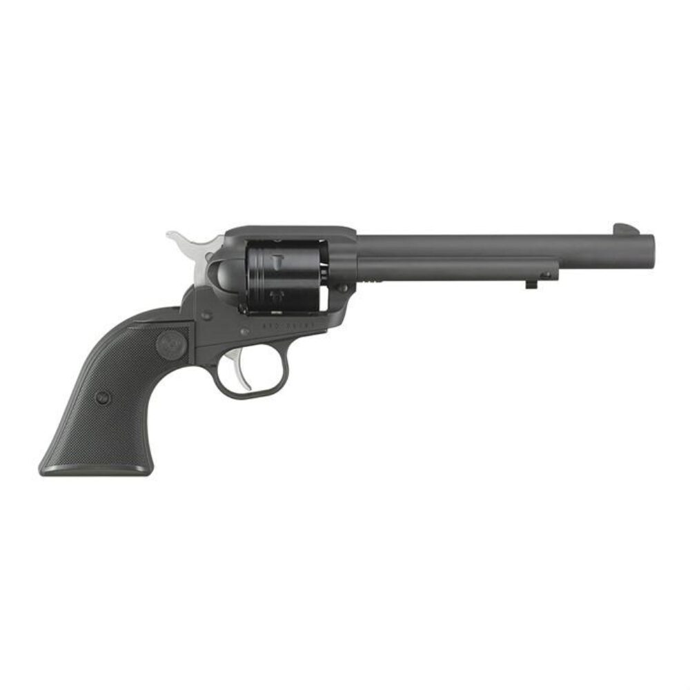Ruger 2042 Wrangler  22 LR 6 Shot 6.50 Black Cerakote Barrel & Fr