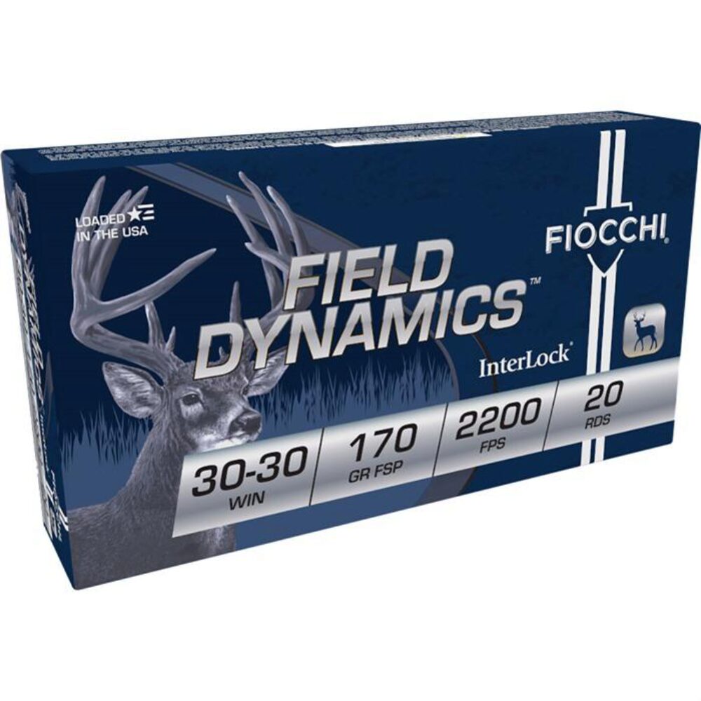 Fiocchi 3030C Field Dynamics InterLock 30-30 Win 170 gr Flat Soft