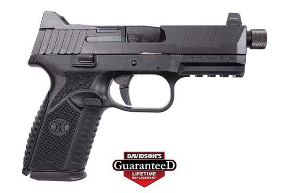 FN 66100838 509MT  Mid-Size Frame 9mm Luger 10+1 4.50 Black Targe