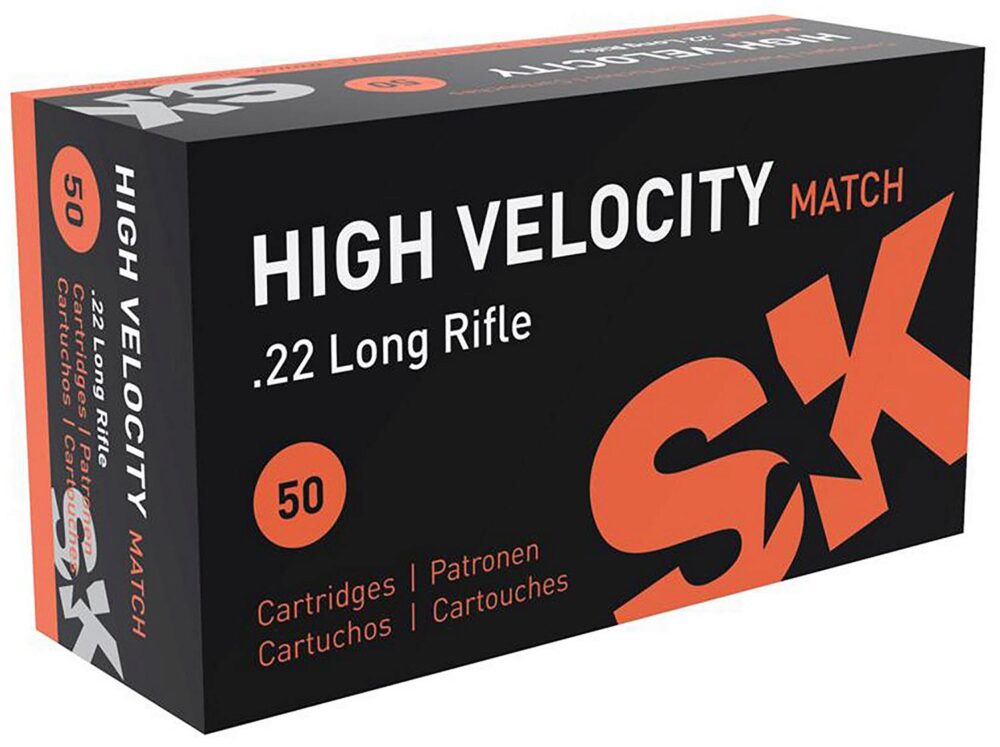 SK 420137 High Velocity  22 LR 40 gr High Velocity Match 50 Per B