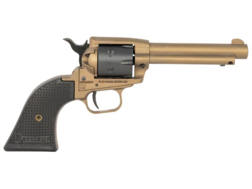 Heritage Mfg SRR22A4 Rough Rider  22 LR 6 Shot, 4.75 Burnt Bronze