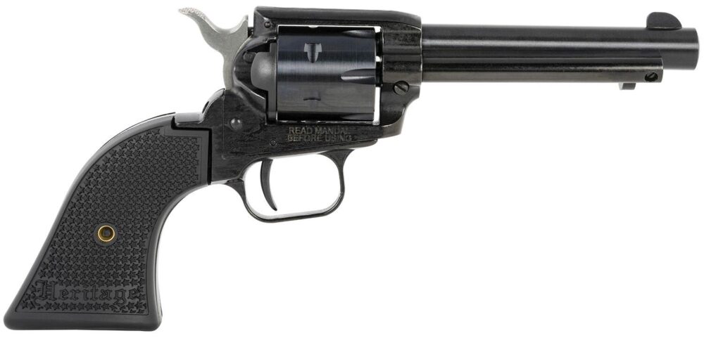 Heritage Mfg RR22B4PG Rough Rider  22 LR 6 Shot, 4.75 Black Steel