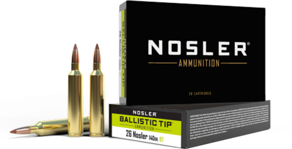 Nosler Ammo BT-26 Nosler 140gr BT (20ct)