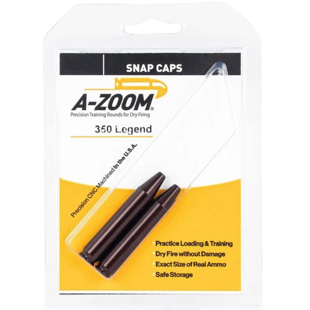 A-Zoom 12273 Rifle Snap Cap 350 Legend Aluminum 2 Pack