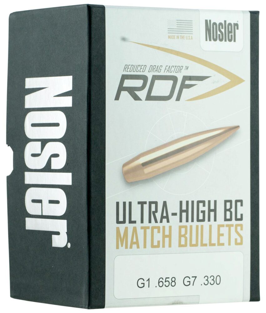 Nosler 49825 RDF Match 6.5 Creedmoor .264 140 gr Hollow Point Boa