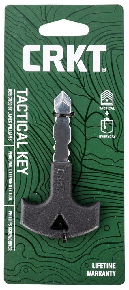 CRKT 9705 Williams Defense Key Matte Black 3CR13 Steel Includes P