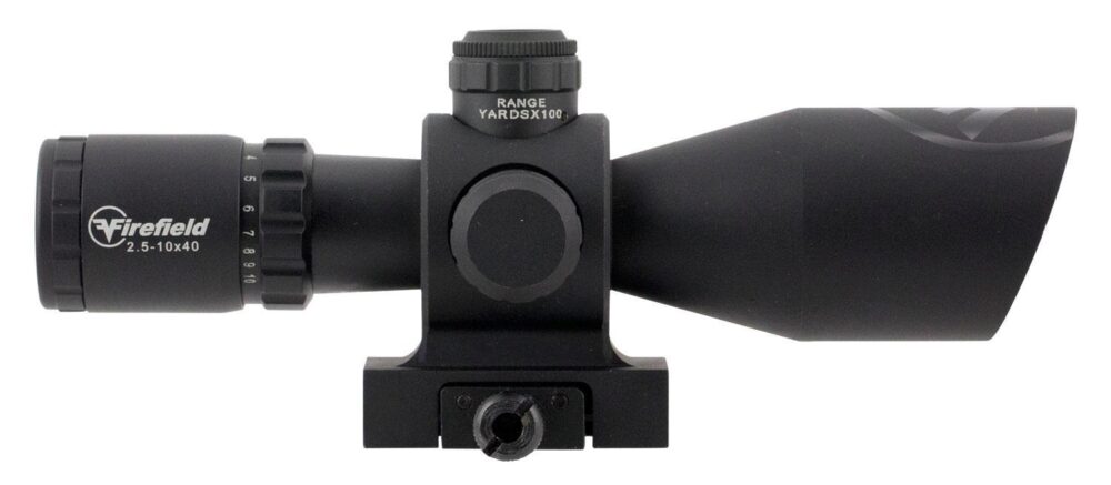 Firefield FF13064 Barrage  Matte Black 2.5-10x40mm Illuminated Re