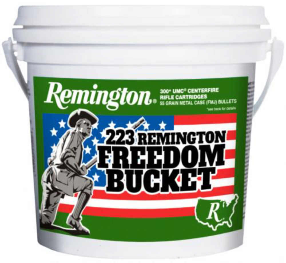 Remington Ammunition 23897 UMC Freedom Bucket 223 Rem 55 gr Full