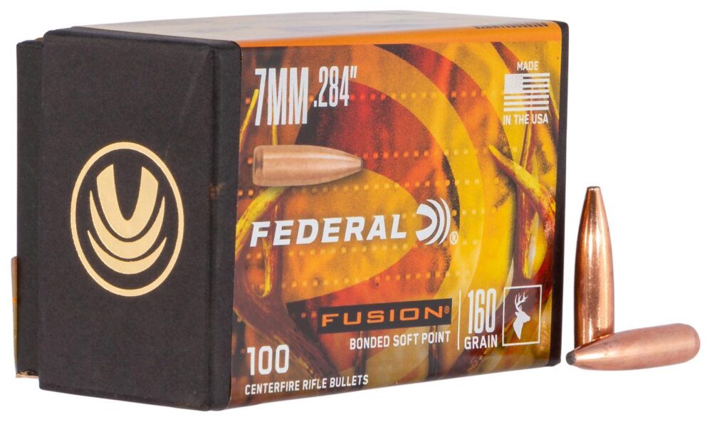 Federal FB284F3 Fusion Component  7mm .284 160 gr Fusion Soft Poi