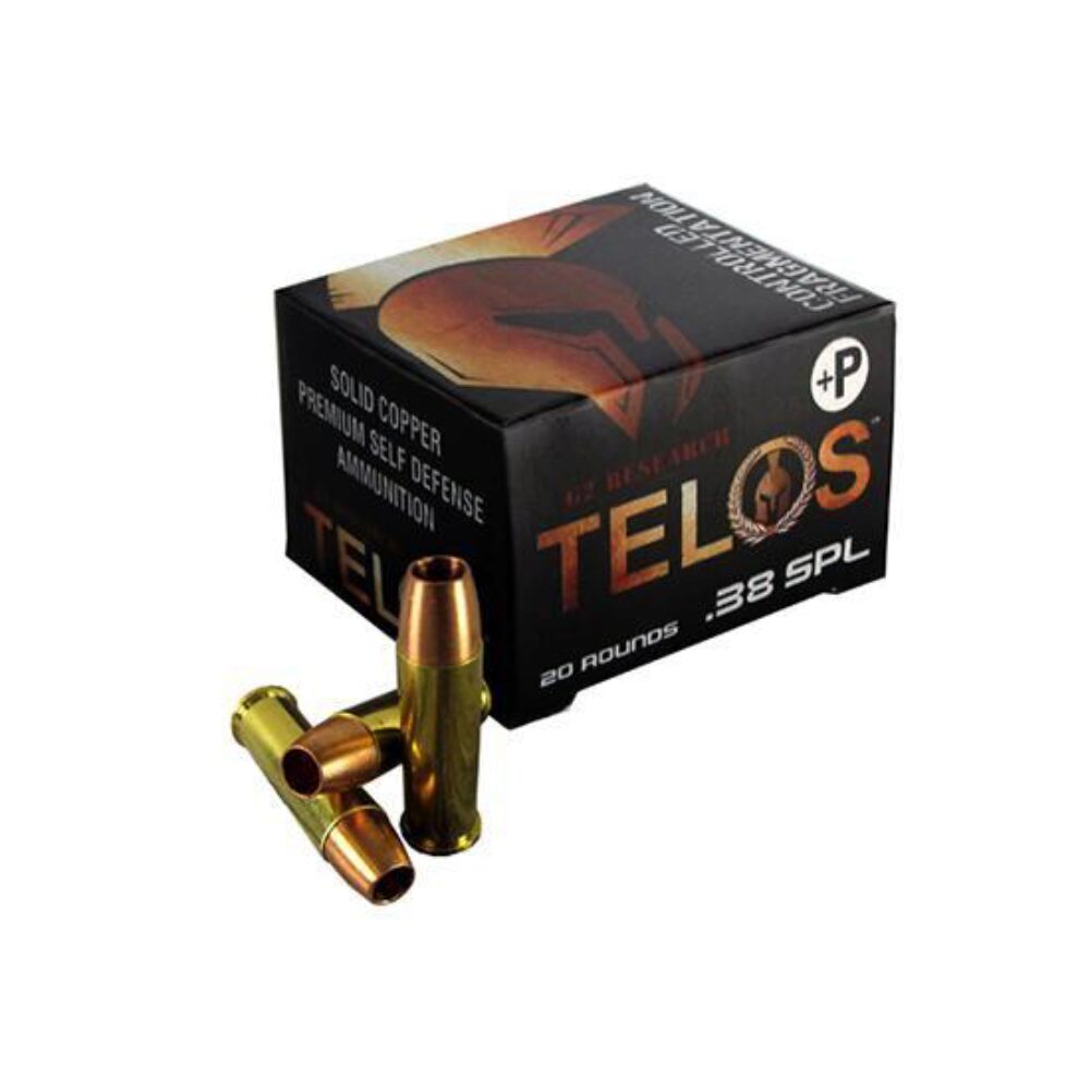 G2 Research G00618 Telos  38 Special +P 105 gr Fracturing Copper