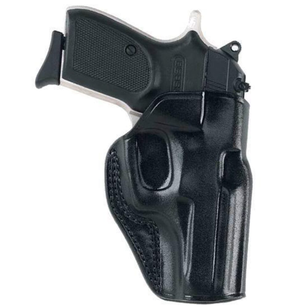 Galco SG652B Stinger  OWB Black Leather Belt Loop Fits S&W M&P Sh