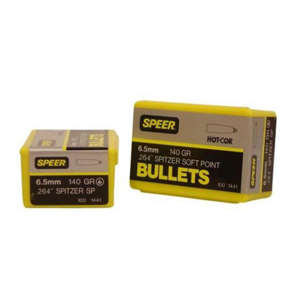 Speer 1441 Hot-Cor  264 Cal .26 140 gr Spitzer Soft Point 100 Per