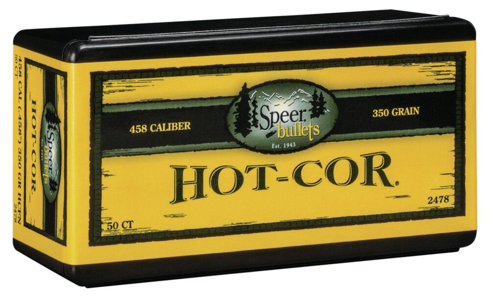 Speer 2478 Hot-Cor  45 Cal .458 350 gr Soft Point Flat Nose 50 Pe