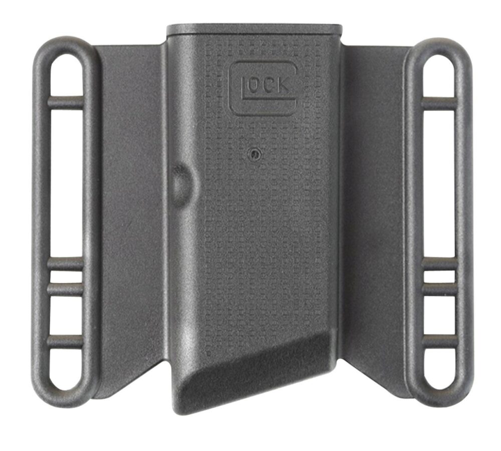 Glock MP033612 Mag Pouch  OWB Black Polymer, Belt Slide Mount Up